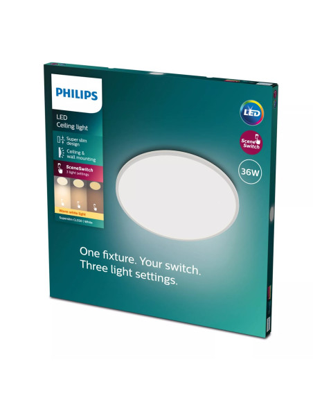 Philips Funkcjonalność Lampa Sufitowa Superslim 36 W