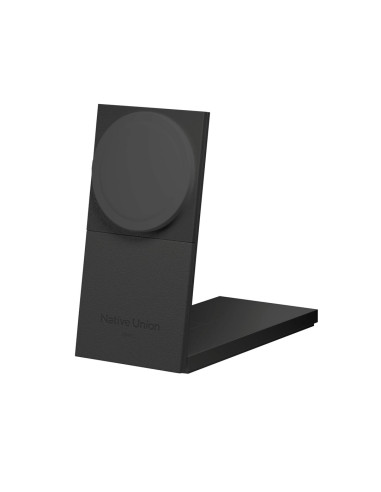 Bezprzewodowa Ładowarka Qi2 15W Do Dwóch Urządzeń Kompatybilna Z Magsafe (Black)