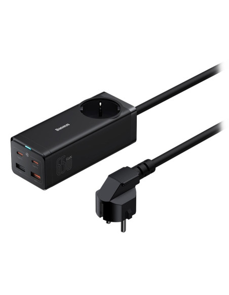 Baseus Pszm000901 Adapter Zasilający/ Inwentor Wewnętrzna 65 W Czarny