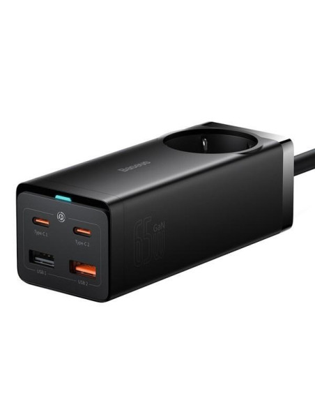 Baseus Pszm000901 Adapter Zasilający/ Inwentor Wewnętrzna 65 W Czarny
