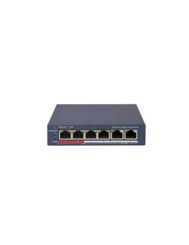Hikvision Ds-3E1106P-Ei Przełącznik Sieciowy Zarządzany Fast Ethernet (10/100) Obsługa Poe Szary