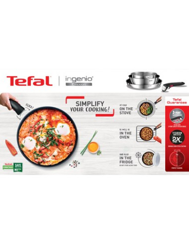 Tefal Emotion L897S374 Patelnia Patelnia Uniwersalna Okrągły