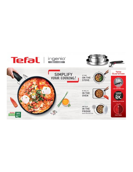 Tefal Emotion L897S374 Patelnia Patelnia Uniwersalna Okrągły