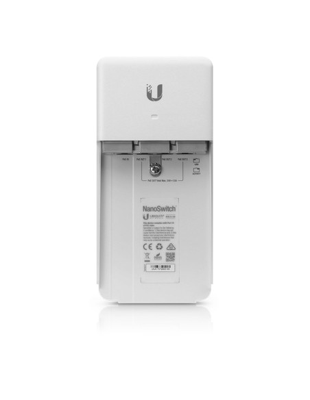 Ubiquiti Nanoswitch Gigabit Ethernet (10/100/1000) Obsługa Poe Biały