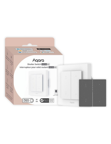 Aqara Light Switch H2 Eu Bezprzewodowy Szary, Biały