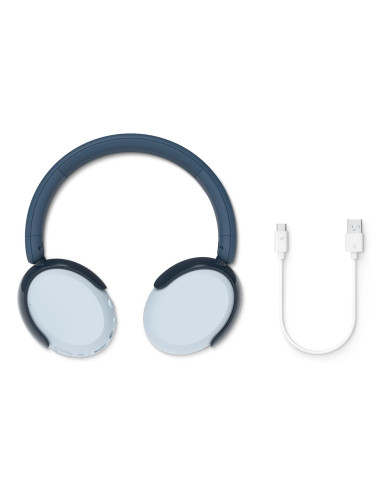 Philips 5000 Series Tak5500Rt Zestaw Słuchawkowy Przewodowy I Bezprzewodowy Opaska Na Głowę Połączenia/Muzyka Bluetooth Niebiesk