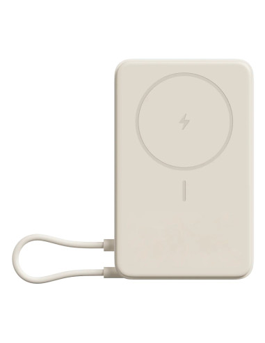 Xiaomi Bhr08Pbgl Bank Mocy Litowo-Jonowa (Li-Ion) 5900 Mah Bezprzewodowe Ładowanie Beżowy