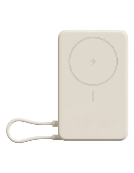 Xiaomi Bhr08Pbgl Bank Mocy Litowo-Jonowa (Li-Ion) 5900 Mah Bezprzewodowe Ładowanie Beżowy
