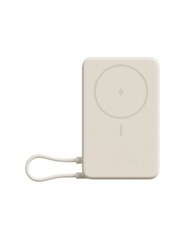 Xiaomi Bhr08Pbgl Bank Mocy Litowo-Jonowa (Li-Ion) 5900 Mah Bezprzewodowe Ładowanie Beżowy
