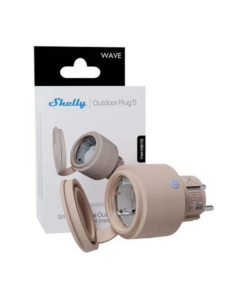 Shelly Wave Outdoor Plug S Inteligentne Gniazdo Zewnętrzne