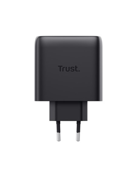 Ładowarka Trust Czarna Maxo Gan 65W 2X Usb-C