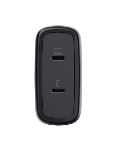 Ładowarka Trust Czarna Maxo Gan 65W 2X Usb-C