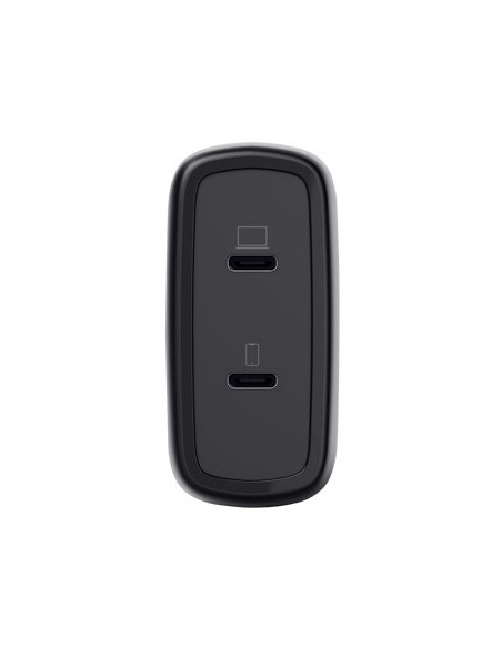 Ładowarka Trust Czarna Maxo Gan 65W 2X Usb-C