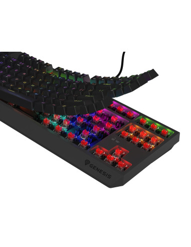 Genesis Thor 230 Tkl Lite Klawiatura Gaming Usb Qwerty Angielski Czarny