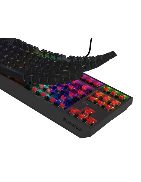 Genesis Thor 230 Tkl Lite Klawiatura Gaming Usb Qwerty Angielski Czarny