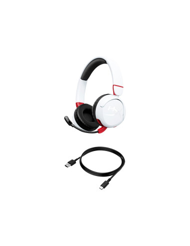 Hyperx Cloud Mini – Bezprzewodowy Zestaw Słuchawkowy Dla Graczy (Biały)