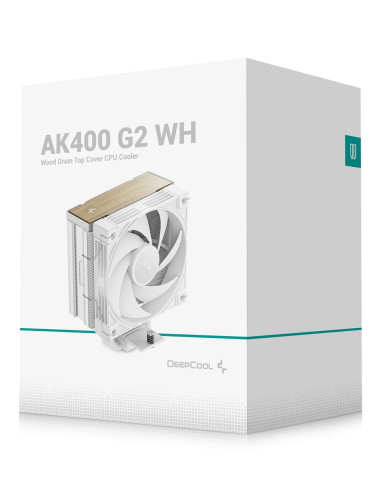 Deepcool Ak400 G2 Wh Procesor Chłodnica Powietrza 12 Cm Biały 1 Szt.