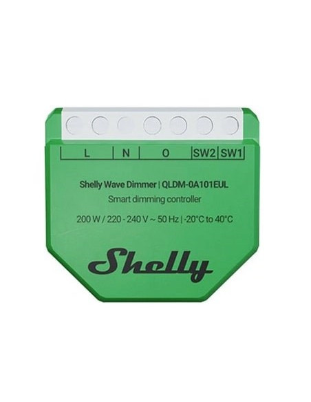 Shelly Wave Dimmer Eu Lr Inteligentny Kontroler Ściemniania Zielony