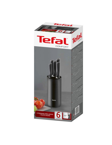 Tefal K2216S74 Nóź Kuchenny Stal Nierdzewna 5 Szt.