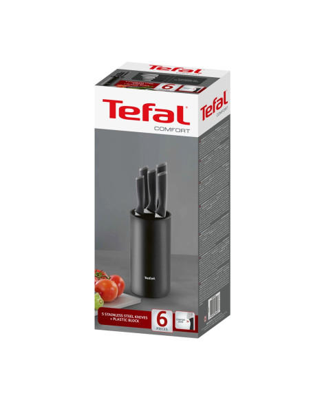 Tefal K2216S74 Nóź Kuchenny Stal Nierdzewna 5 Szt.