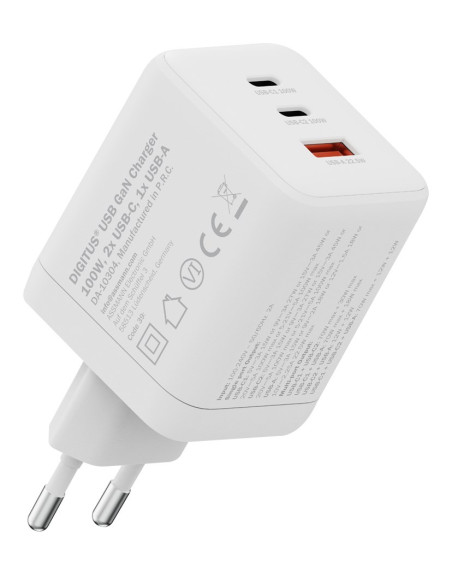 Digitus Ładowarka Usb Gan 100W, 2X Usb-C, 1X Usb-A