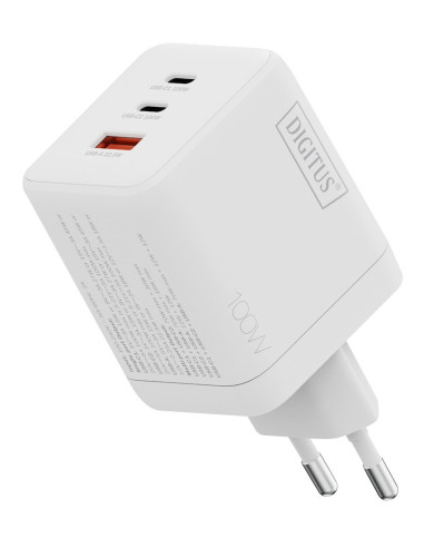 Digitus Ładowarka Usb Gan 100W, 2X Usb-C, 1X Usb-A