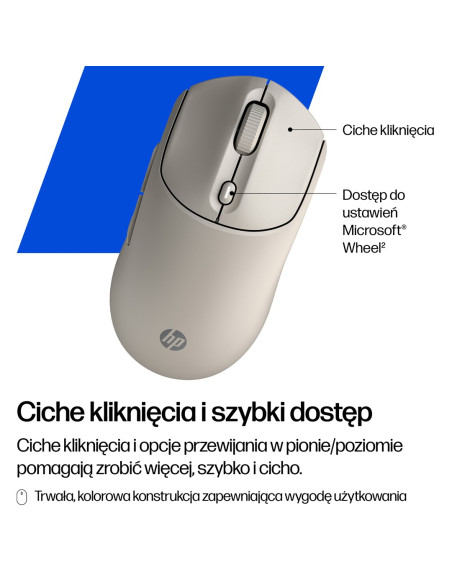 Mysz Hp 400 Quiet Black Wireless Mouse Bezprzewodowa Czarna Az7B2Aa
