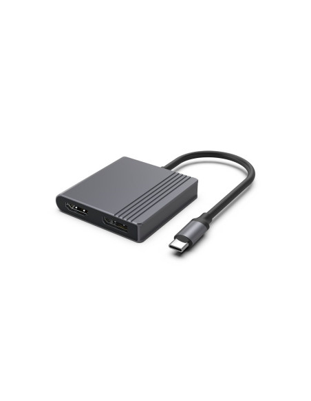 Gembird Adapter Usb-C Do Hdmi + Dp 4K 60Hz, Czarny