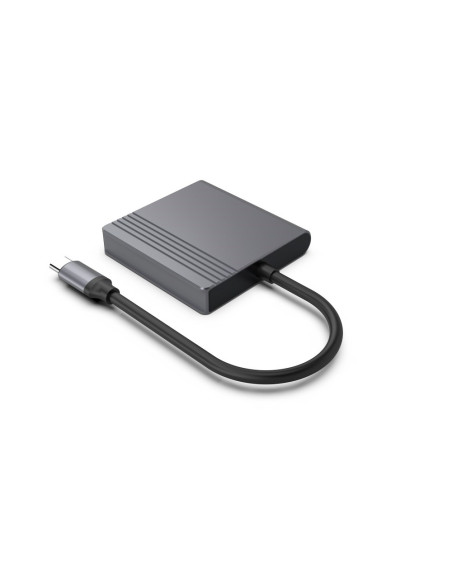 Gembird Adapter Usb-C Do Hdmi + Dp 4K 60Hz, Czarny