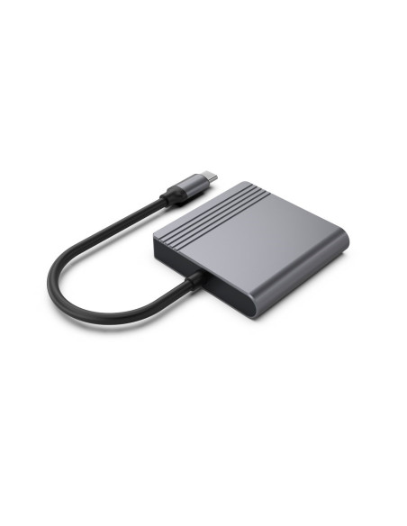 Gembird Adapter Usb-C Do Hdmi + Dp 4K 60Hz, Czarny