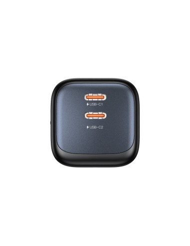Unitek Ładow. Sieciowa 2X Gan 45W, 2Xusb-C Pd 3.0, Qc, Czarna