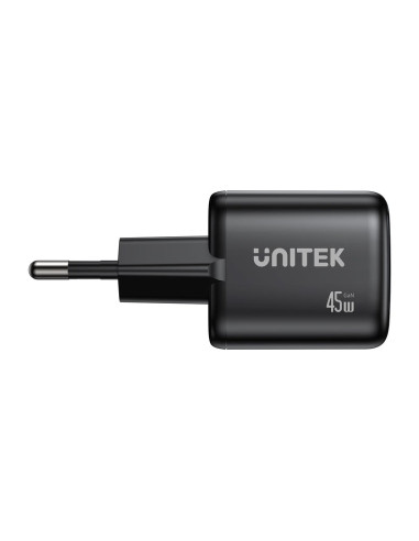 Unitek Ładow. Sieciowa 2X Gan 45W, 2Xusb-C Pd 3.0, Qc, Czarna