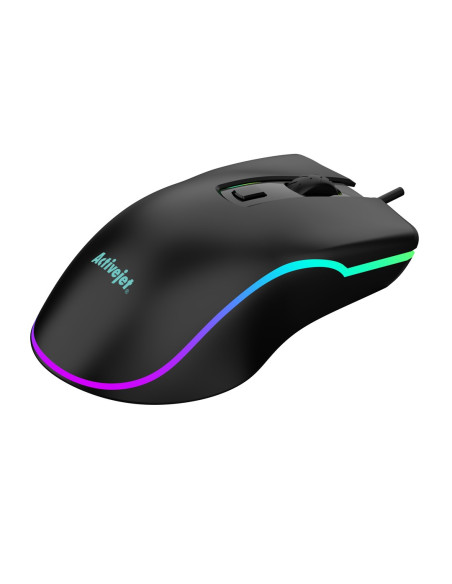 Activejet Mysz Przewodowa Podgrzewana Usb Amy-W390. Ma 3 Temperatury 30 Stopni Podświetlenie Na Żółto, 35 Stopni Podświetlenie N