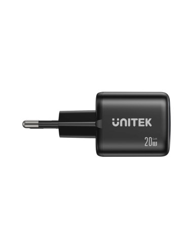 Unitek Ładowarka Sieciowa 2X Gan Usb-C & Usb-A 20W Czarna
