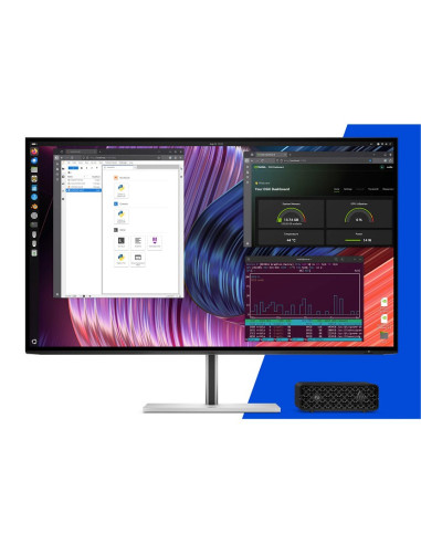 Hp Zgx Nano G1N Ai Gb10 128 Gb Lpddr5X-Sdram 4 Tb Ssd Linux Mini Pc Stanowisko Ai Workstation, Ai Pc Czarny