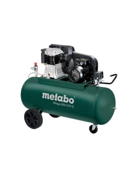 Metabo Mega 650-270 D Sprężarka 4000 W 520 L/Min Prąd Przemienny