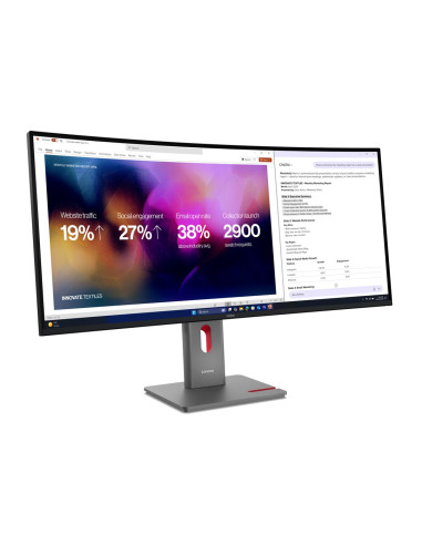 Lenovo Thinkvision P40Wd-40 Monitor Komputerowy 100,8 Cm (39.7") 5120 X 2160 Px Wuhd Led Czarny