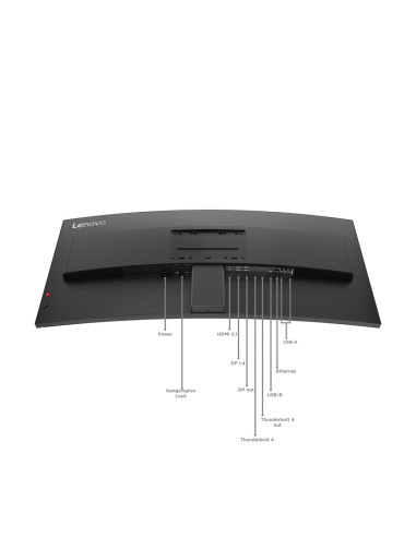 Lenovo Thinkvision P40Wd-40 Monitor Komputerowy 100,8 Cm (39.7") 5120 X 2160 Px Wuhd Led Czarny