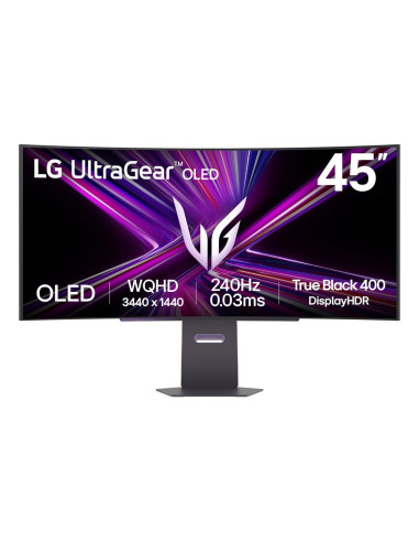 Lg 45Gx900A-B Monitor Komputerowy 113 Cm (44.5") 3440 X 1440 Px Wide Quad Hd Oled Czarny