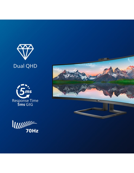 Philips P Line Zakrzywiony Monitor Lcd Superwide 32:9 499P9H/00