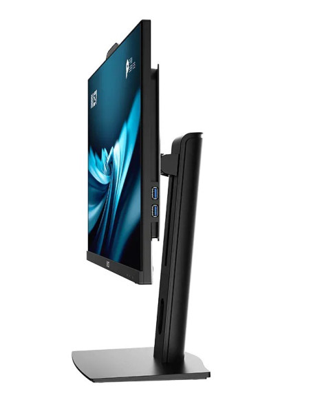 Msi Aio Pro Ap242P 14M-892Xeu I5-14400 23,8" Ips Led Fhd Non-Touch Anti-Glare 16Gb Ssd500Gb M.2 Ax211 Wifi 6E Noos Black