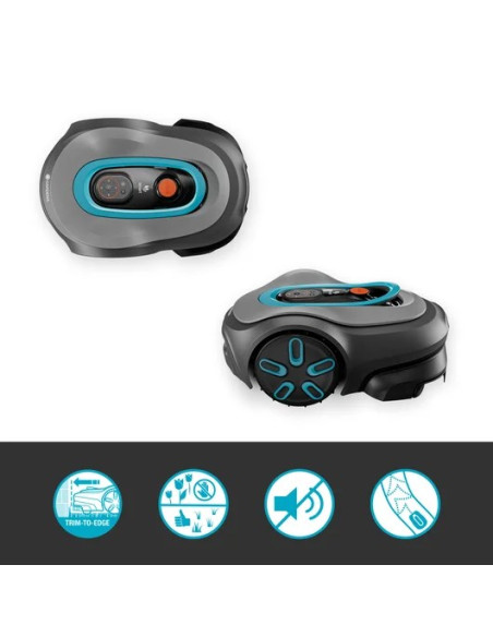 Gardena Smart Sileno Pro Kosiarka Robot Bateria Szary