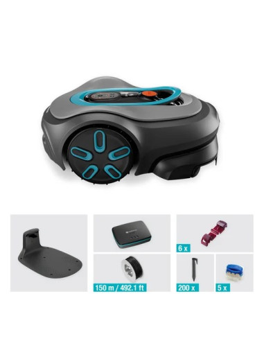 Gardena Smart Sileno Pro Kosiarka Robot Bateria Szary