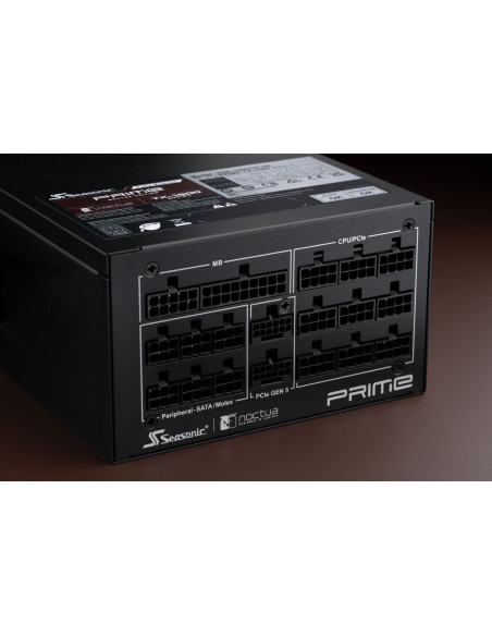 Seasonic Prime Tx-1600 Noctua Edition Moduł Zasilaczy 1600 W 24-Pin Atx Atx Czarny