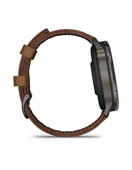 Smartwatch Garmin Venu 4 45 Mm - Slate Leather Band