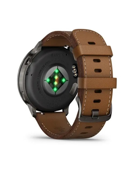 Smartwatch Garmin Venu 4 45 Mm - Slate Leather Band