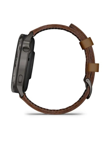 Smartwatch Garmin Venu 4 45 Mm - Slate Leather Band