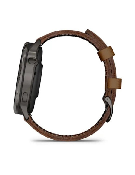Smartwatch Garmin Venu 4 45 Mm - Slate Leather Band