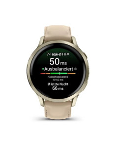 Smartwatch Garmin Venu 4 41 Mm - Lunar Gold Leather Band 2