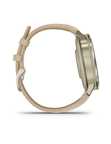 Smartwatch Garmin Venu 4 41 Mm - Lunar Gold Leather Band